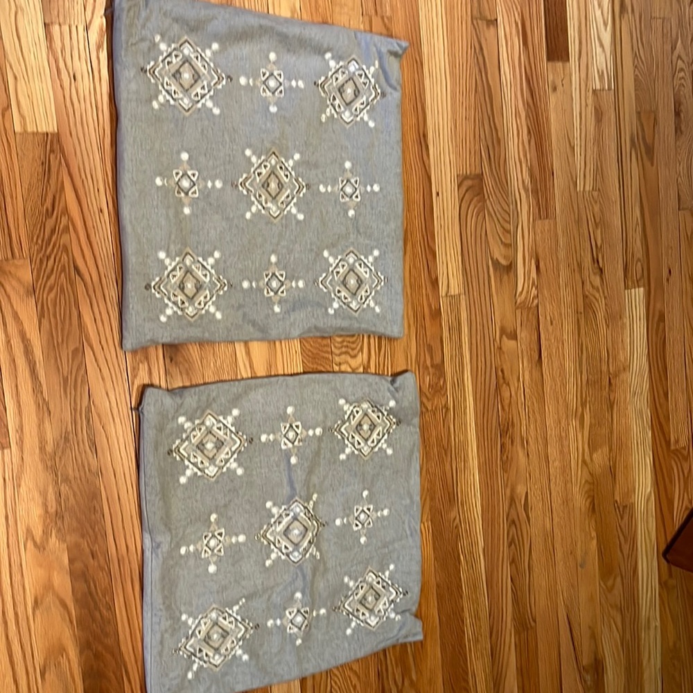 Pottery barn pillow covers